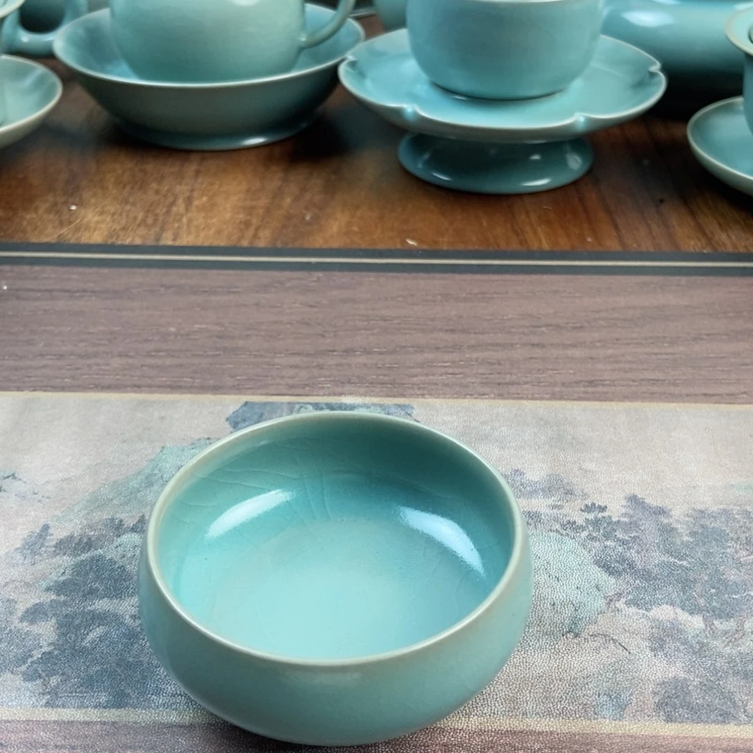 摆件原产地原矿汝瓷～茶器