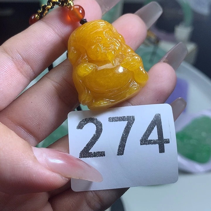 翡翠未镶嵌吊坠(赠链)翡翠