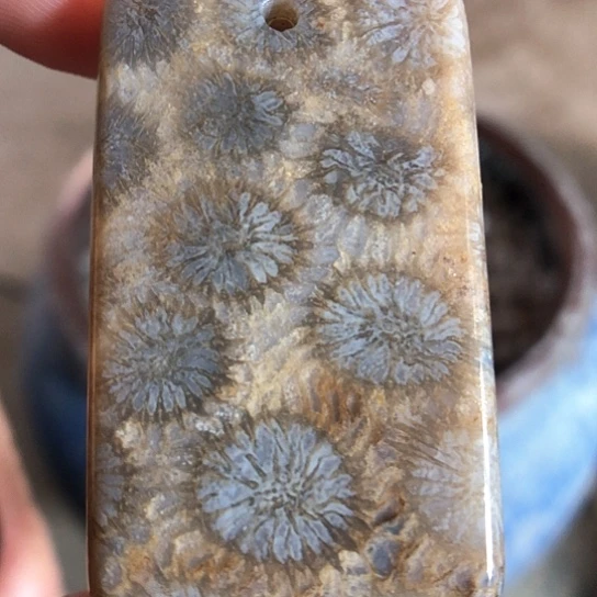 硅化玉吊坠未镶嵌