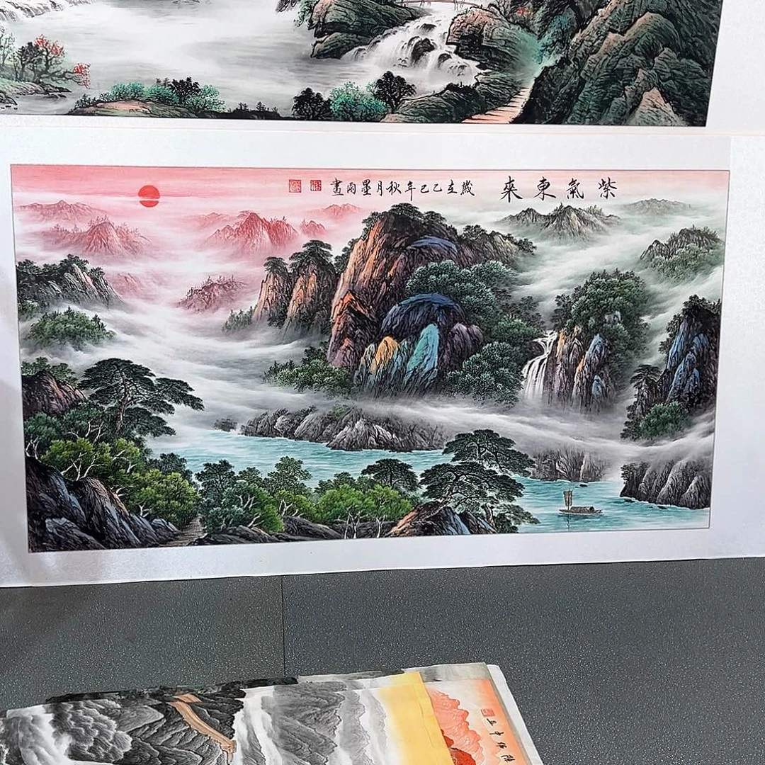 众***司国画手绘保证假一罚万