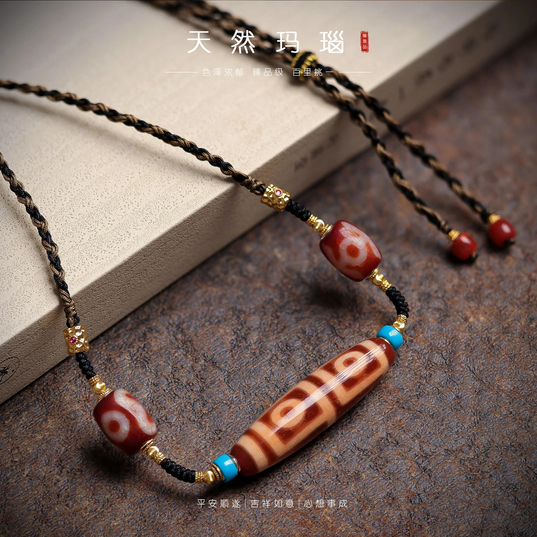 【李哥推荐】18k金玛瑙项链@ZY50514058@