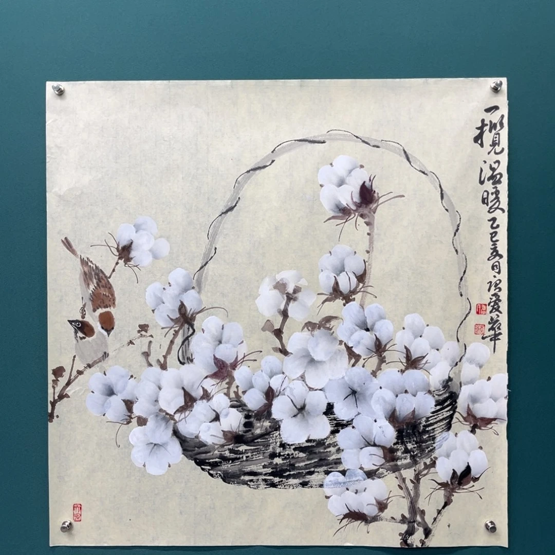 国画艺术家真人手绘
