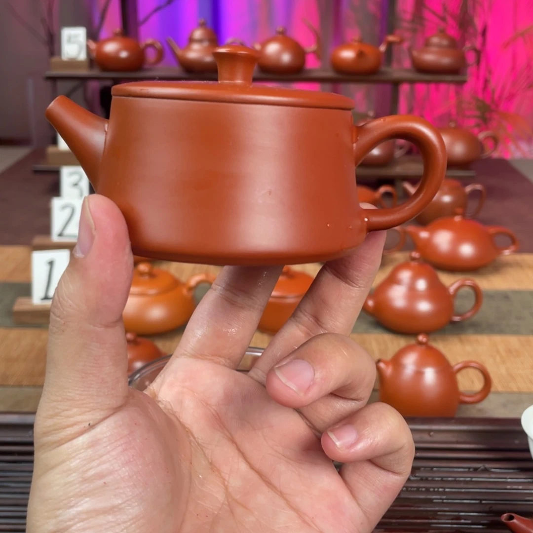 紫砂茶壶精工云柱120cc