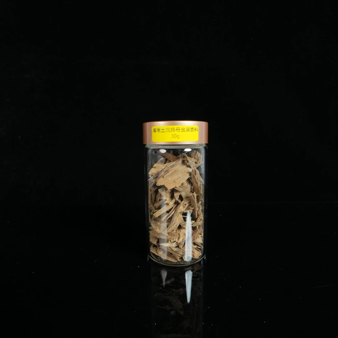 DY-B1497 海南土沉鸡母虫漏沉香香料 /  30g