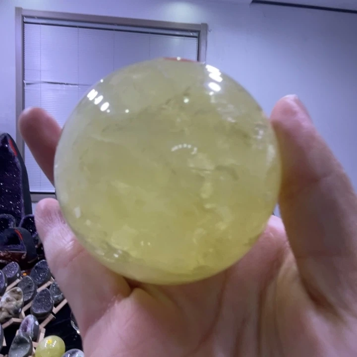 珠宝半成品水晶未镶嵌hh黄水晶c2536