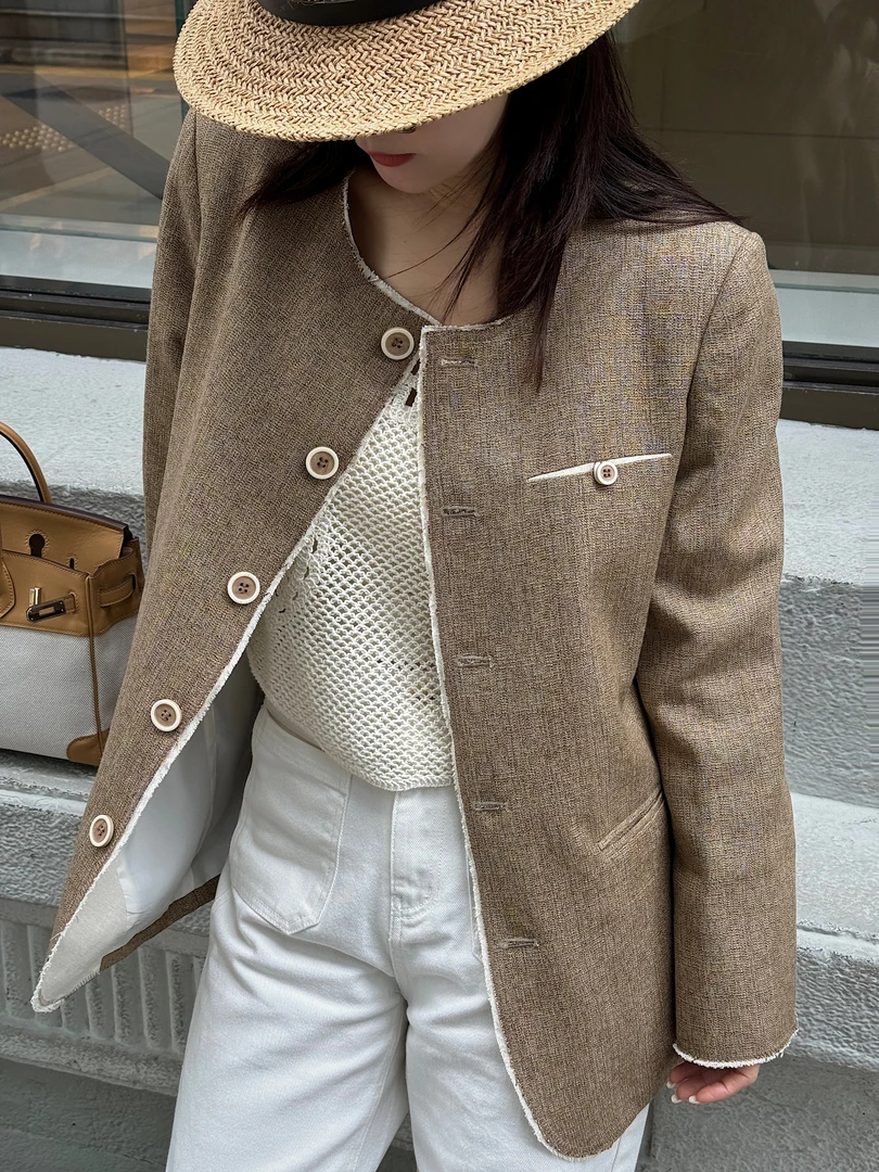 DION LIU｜【南法】高定老钱风外套