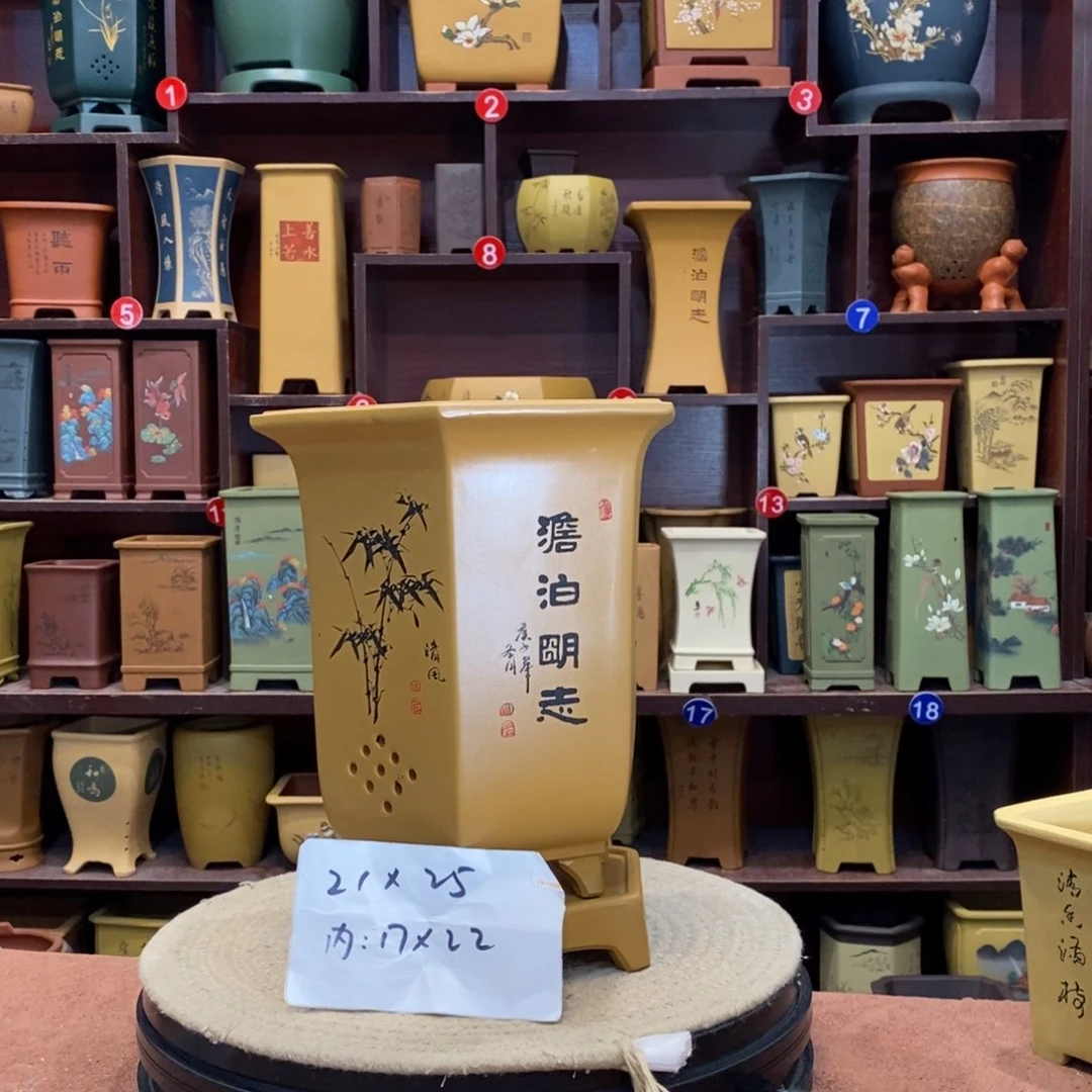 紫砂花盆紫砂艺术