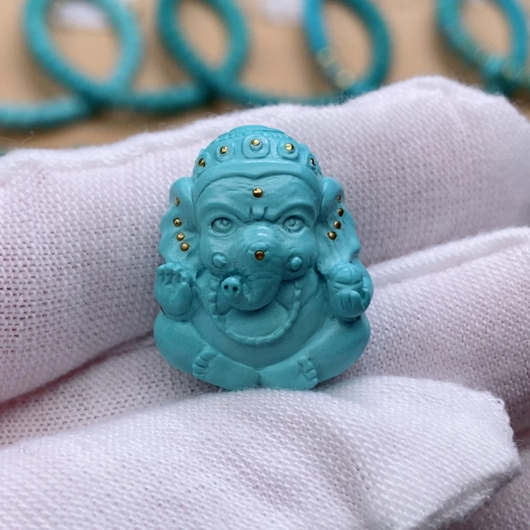 绿松石珠宝奇石未镶嵌