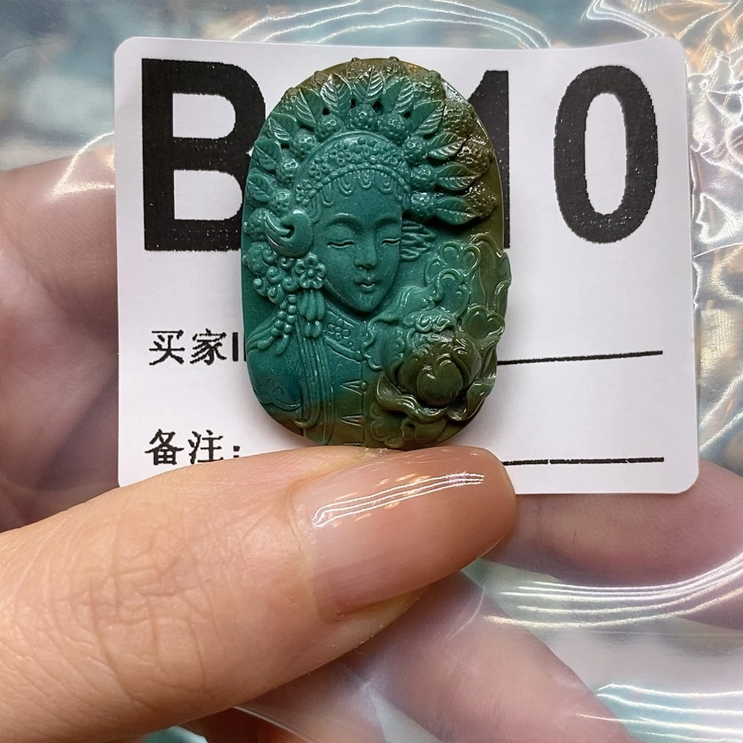 未镶嵌绿松石绿松石配饰定制
