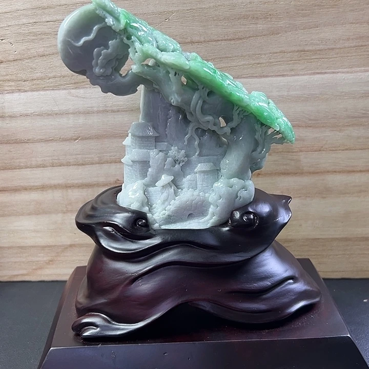 翡翠未镶嵌摆件翡翠