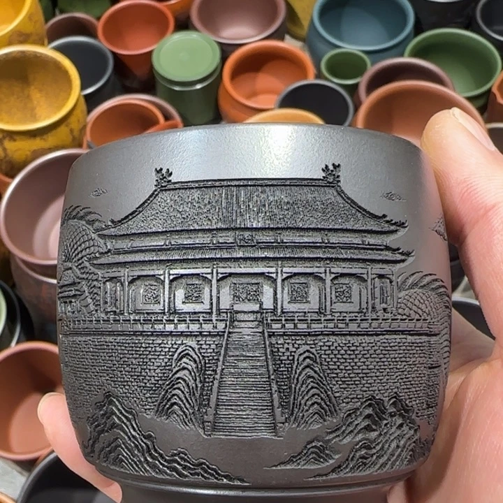茶杯紫砂全手工制作工艺