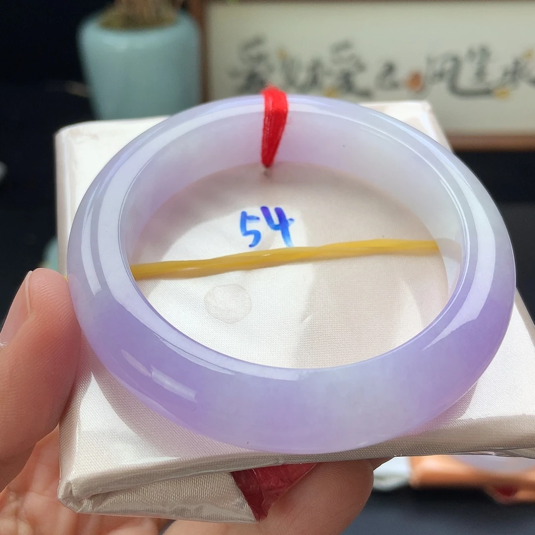 未镶嵌手镯翡翠46号紫罗兰