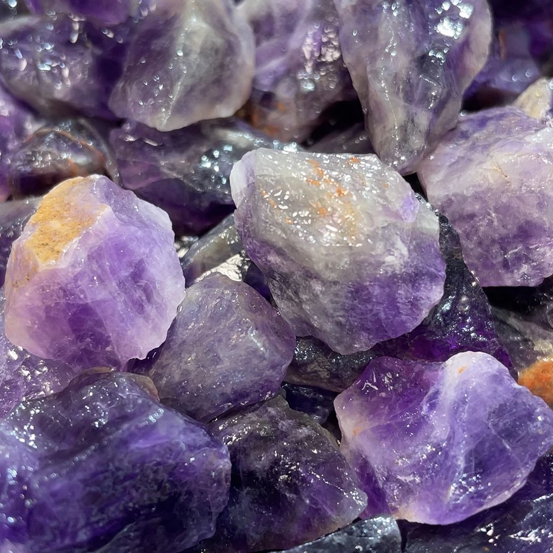 摆件未镶嵌水晶紫水晶碎石300g