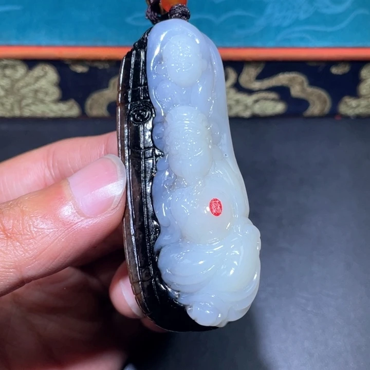 和田玉未镶嵌颈饰J