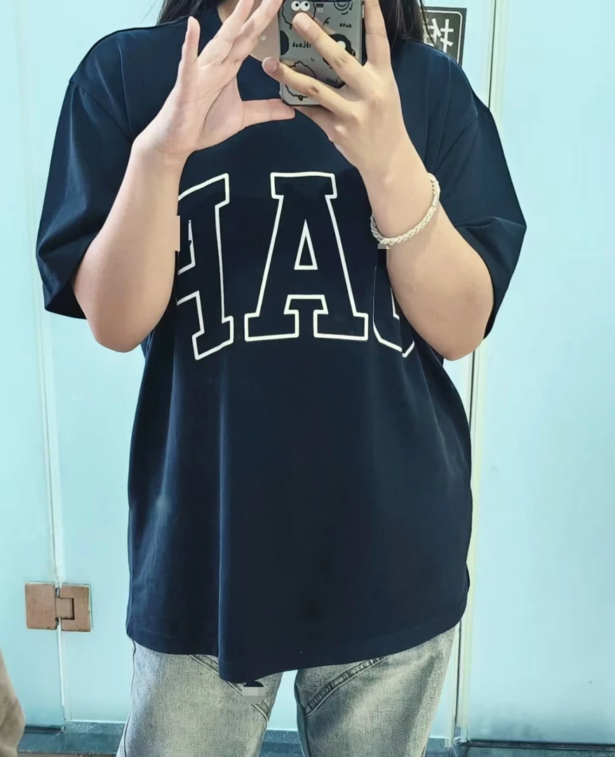 2025新款 经典镂空字母G家时尚休闲T恤男女同款半袖潮款宽松