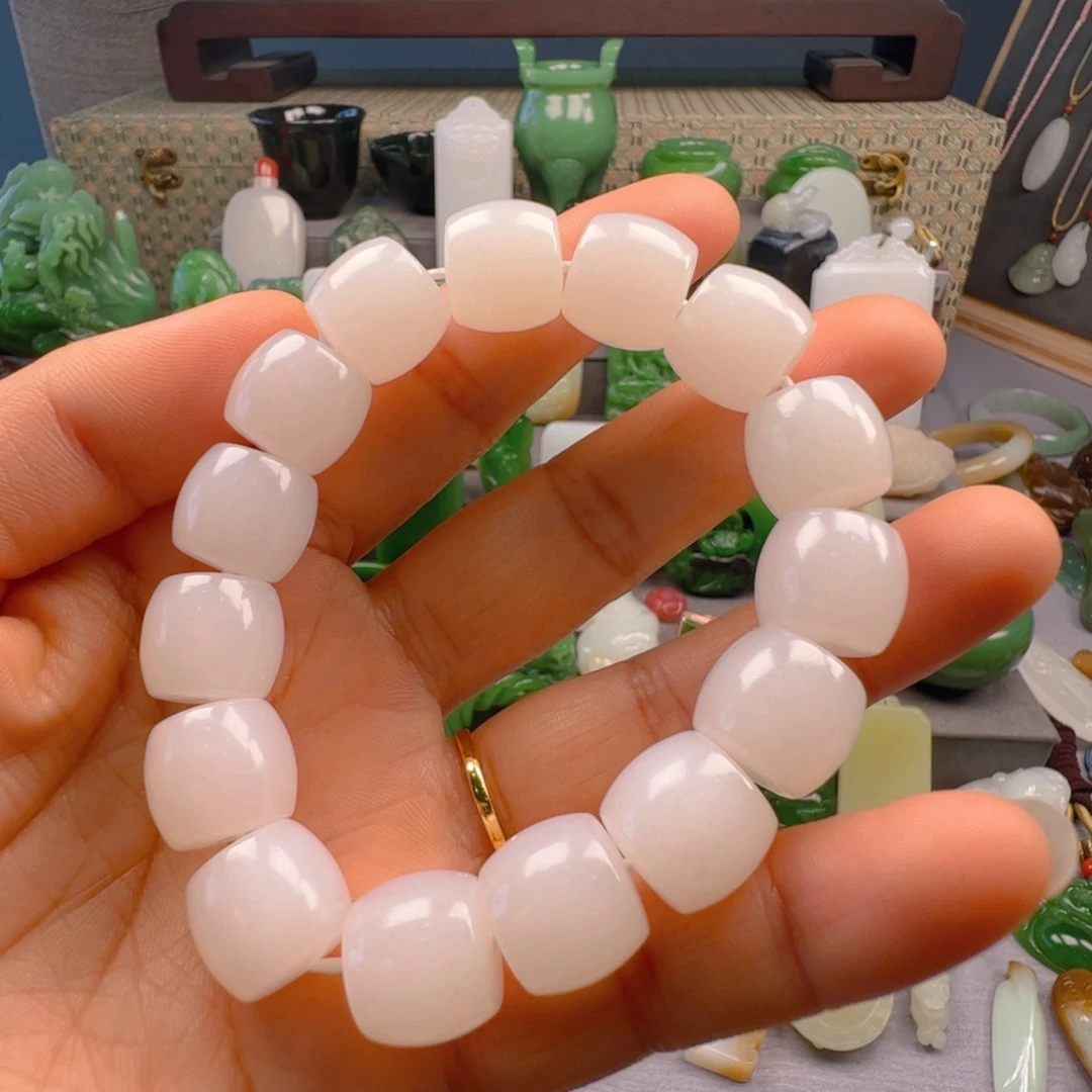 和田玉手链未镶嵌
