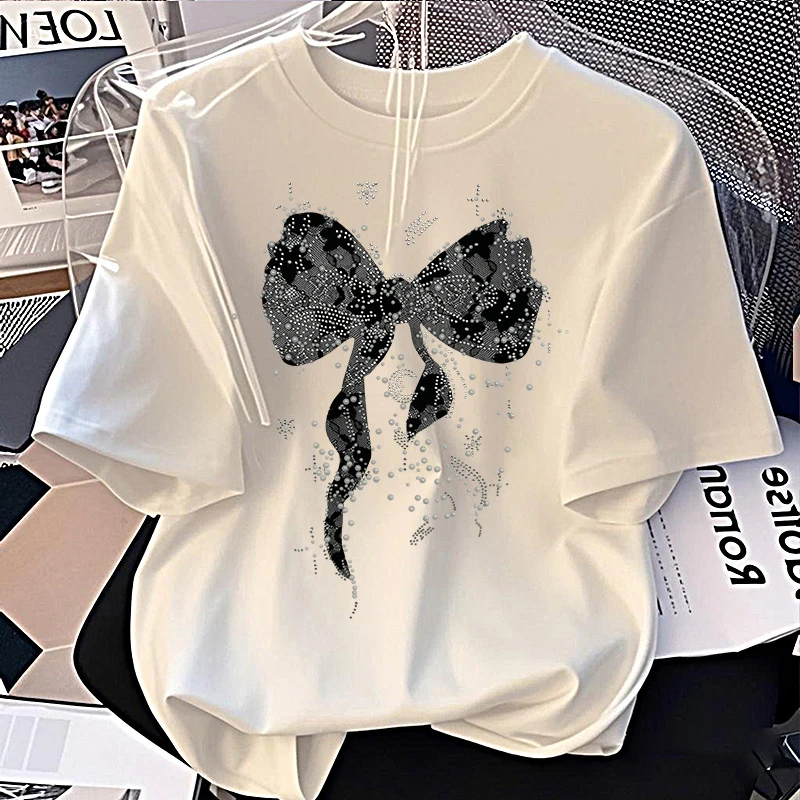 【6-3最新】2025纯棉男女同款纯棉T恤短袖t恤男女夏季ins潮宽松印花