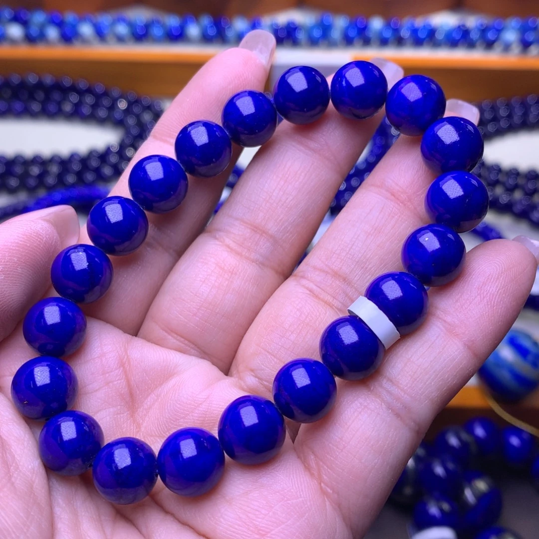 青金石未镶嵌手串10.5m