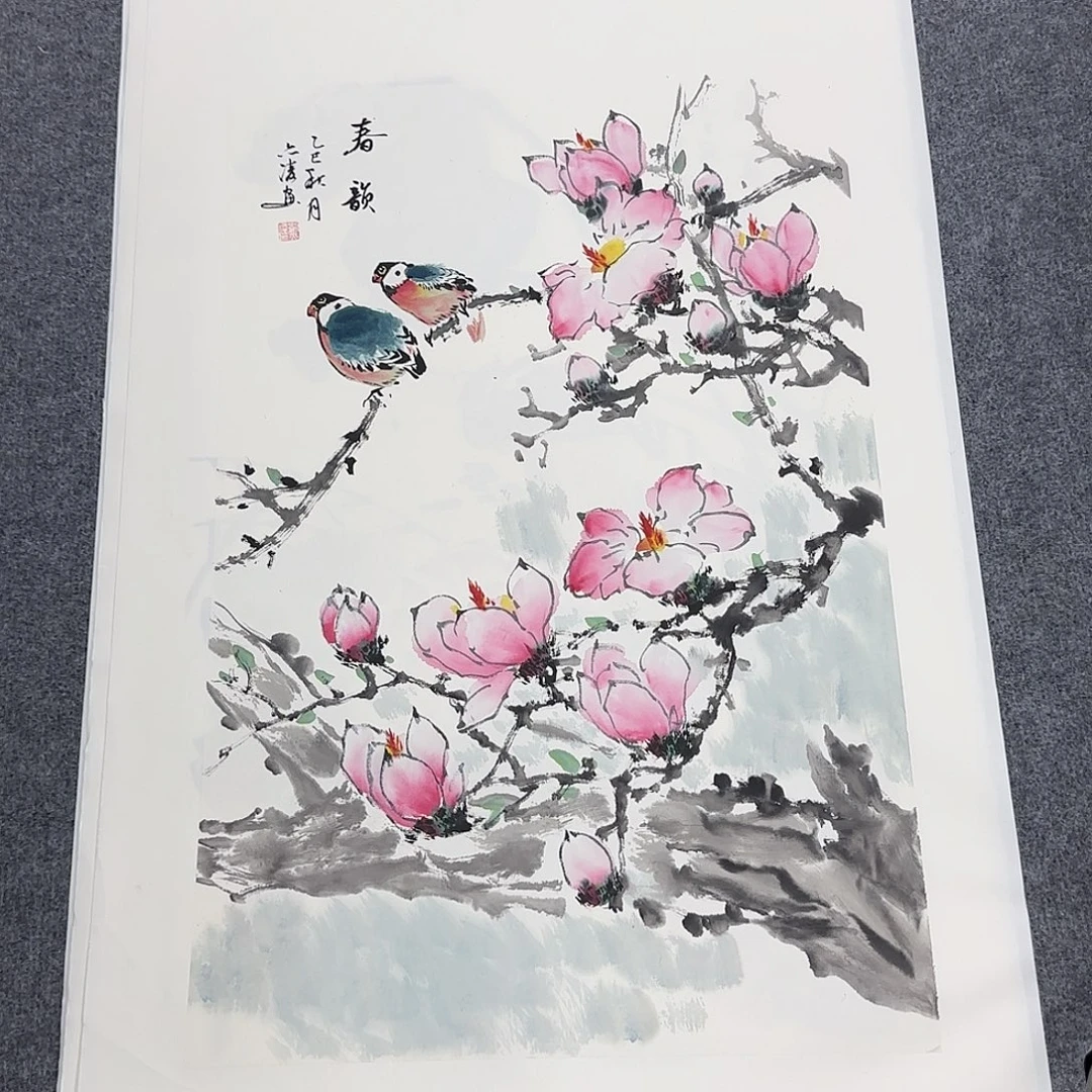 国画68*45纯手绘刘亦凌