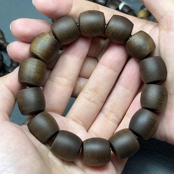 海***缘沉香沉香碎屑白棋玉化1.6