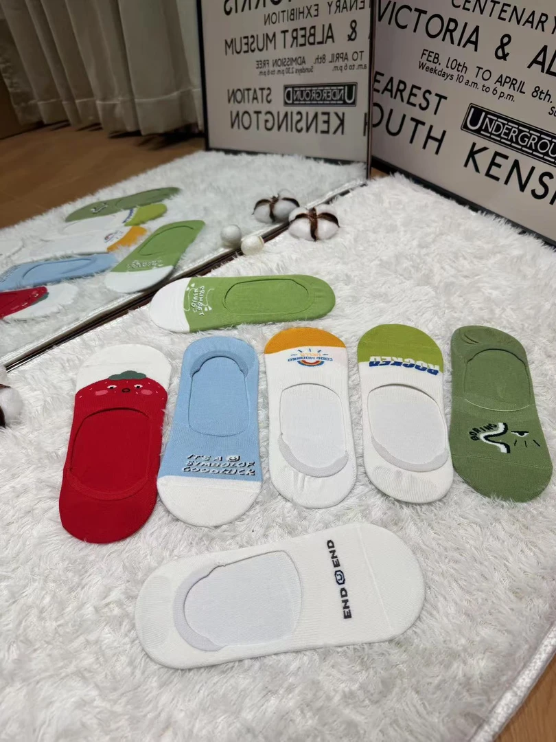 【俐心2】成人时尚潮流百搭袜子舒适船袜-派