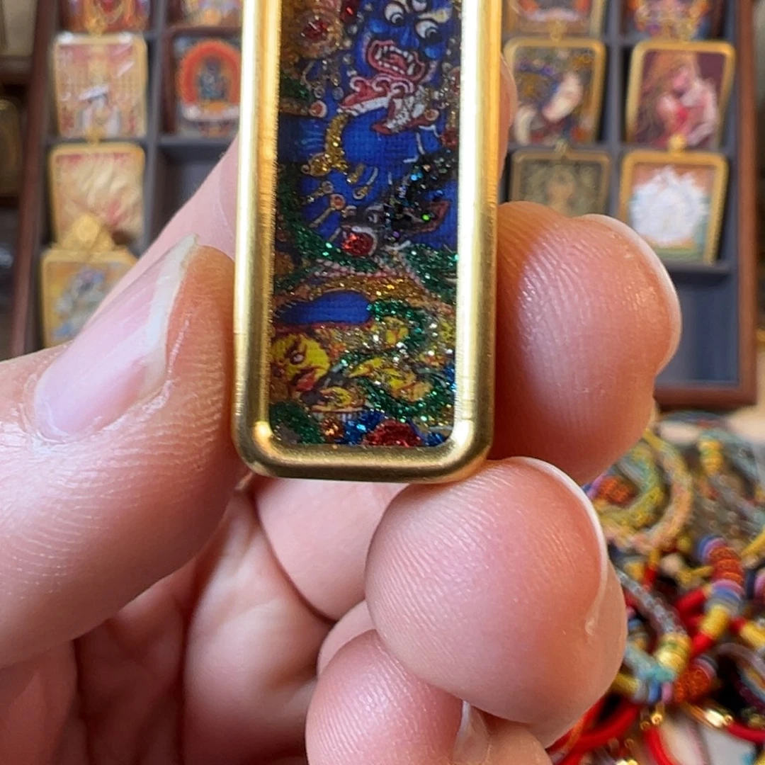 吊坠N****t装裱画黑财神