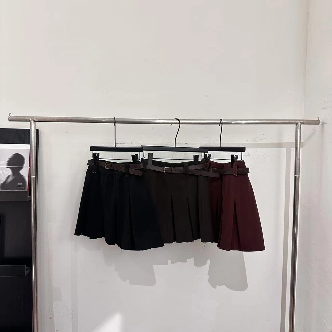 【ARONG阿荣家】毛呢百褶裙08865-多色-SML-XL