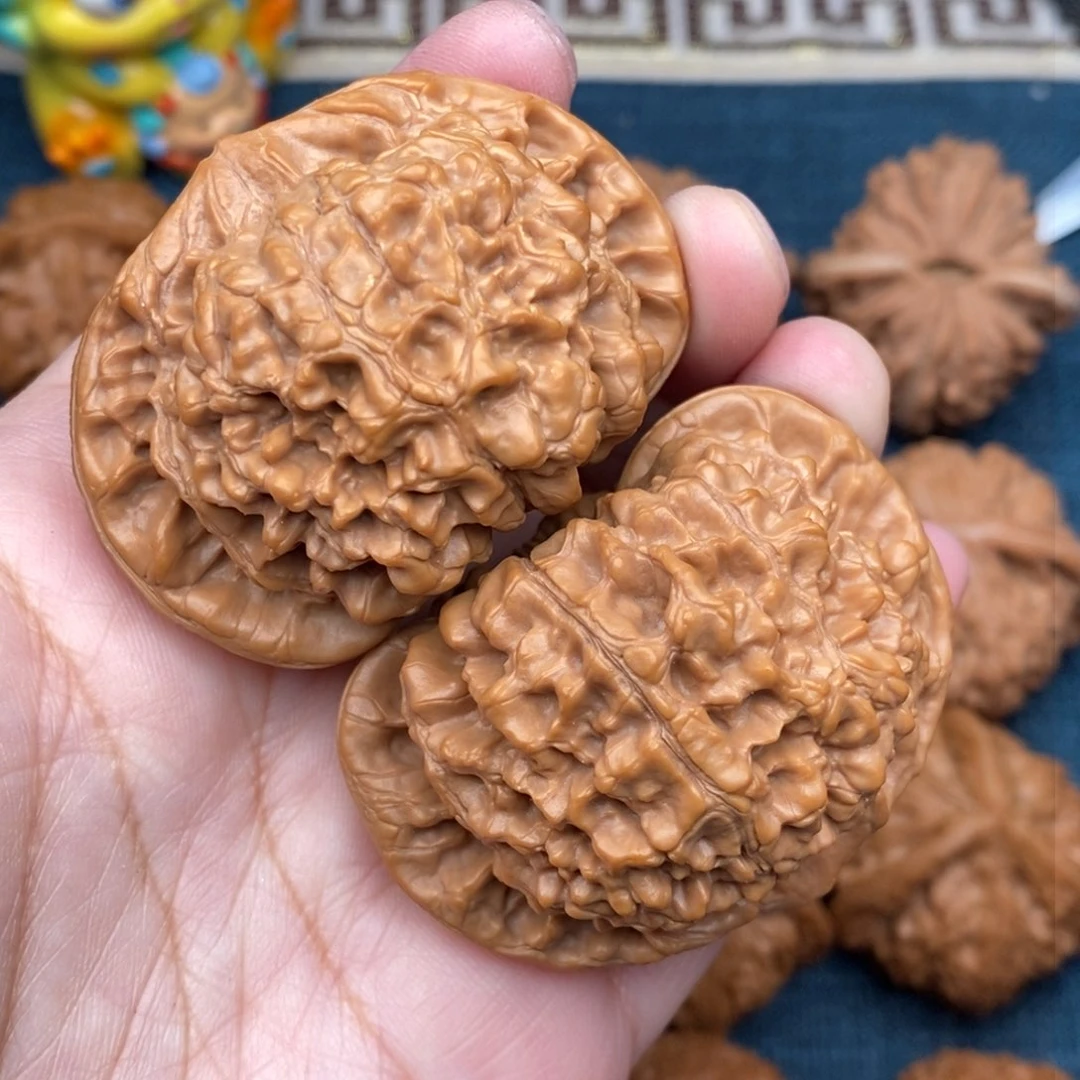 文玩核桃把件51.8精品官帽全品