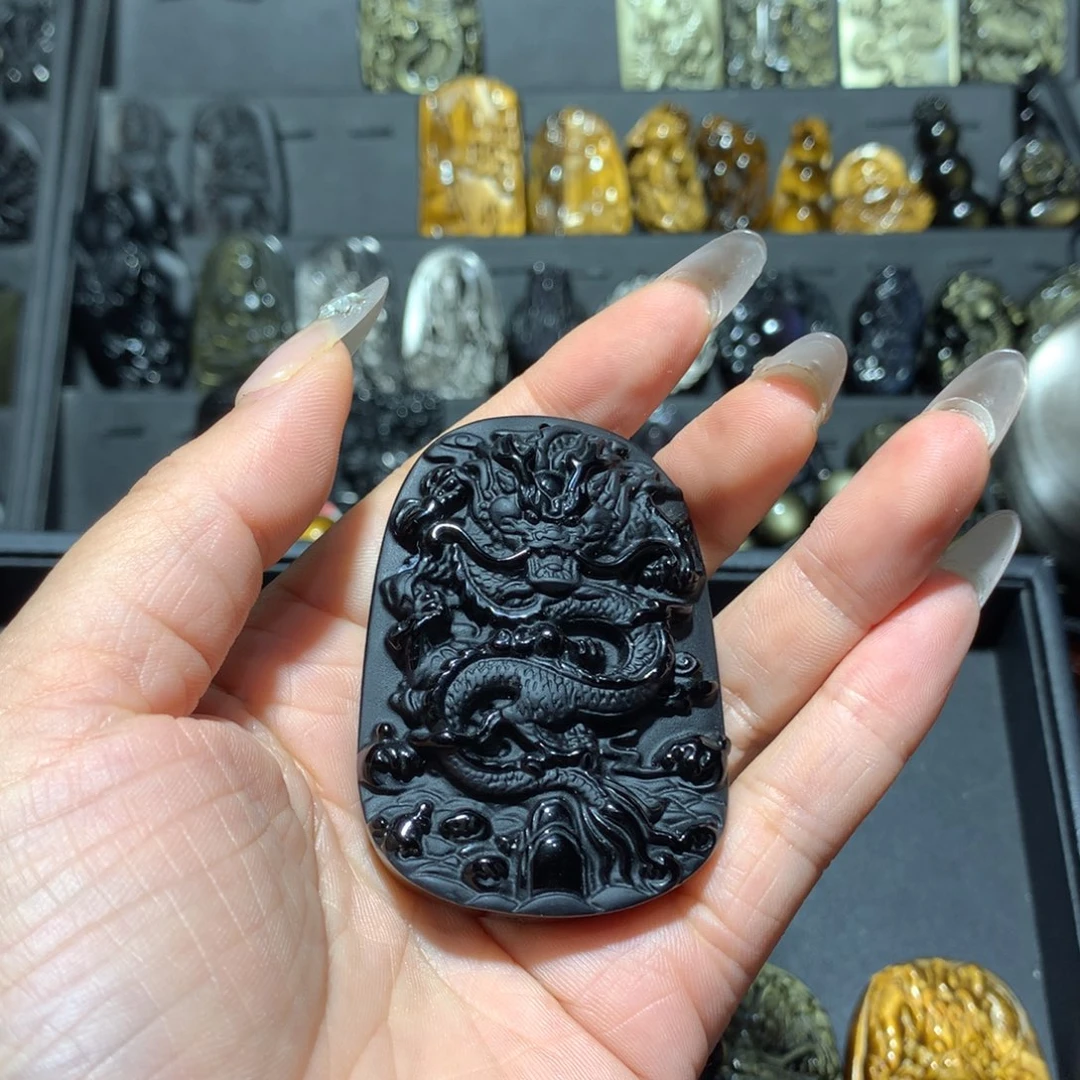 未镶嵌黑曜岩吊坠(赠链)《****家