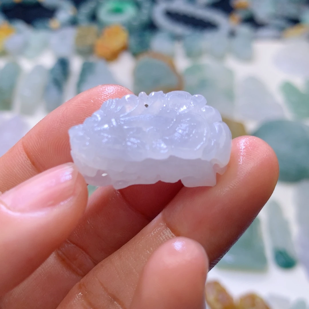 定制翡翠未镶嵌毛货