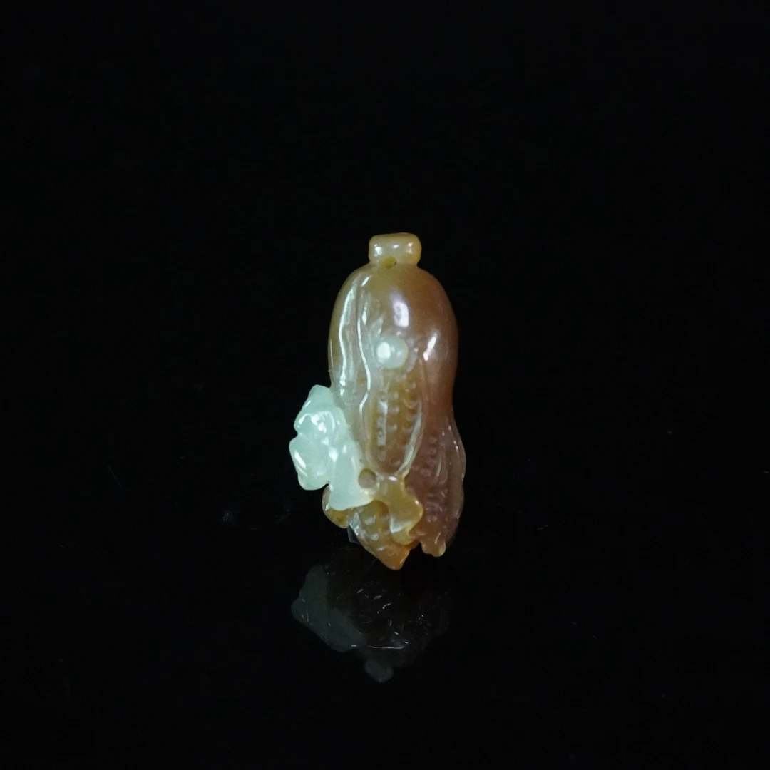 近现代和田玉巧雕百财佩185259*古玉*传承