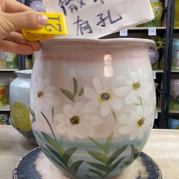 景德镇高温陶瓷花盆