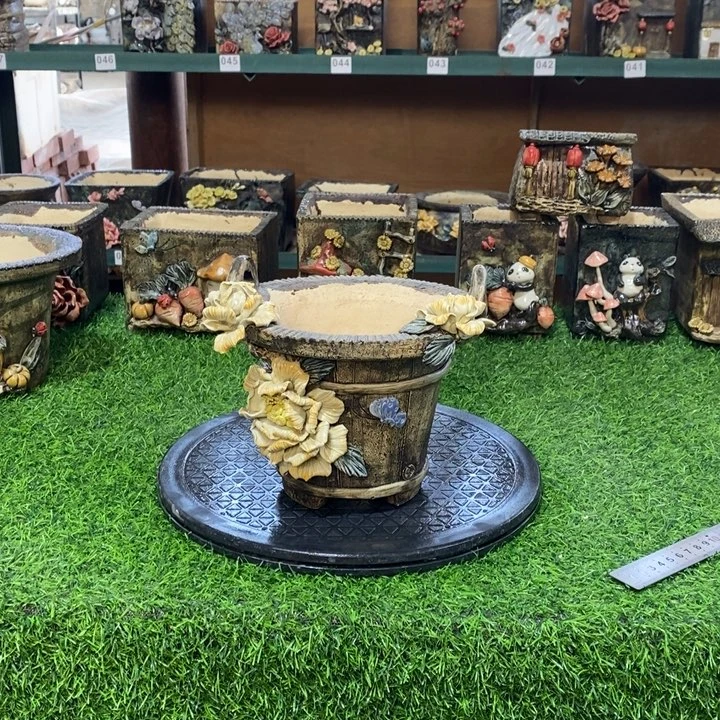 红陶青藤花器多肉花盆