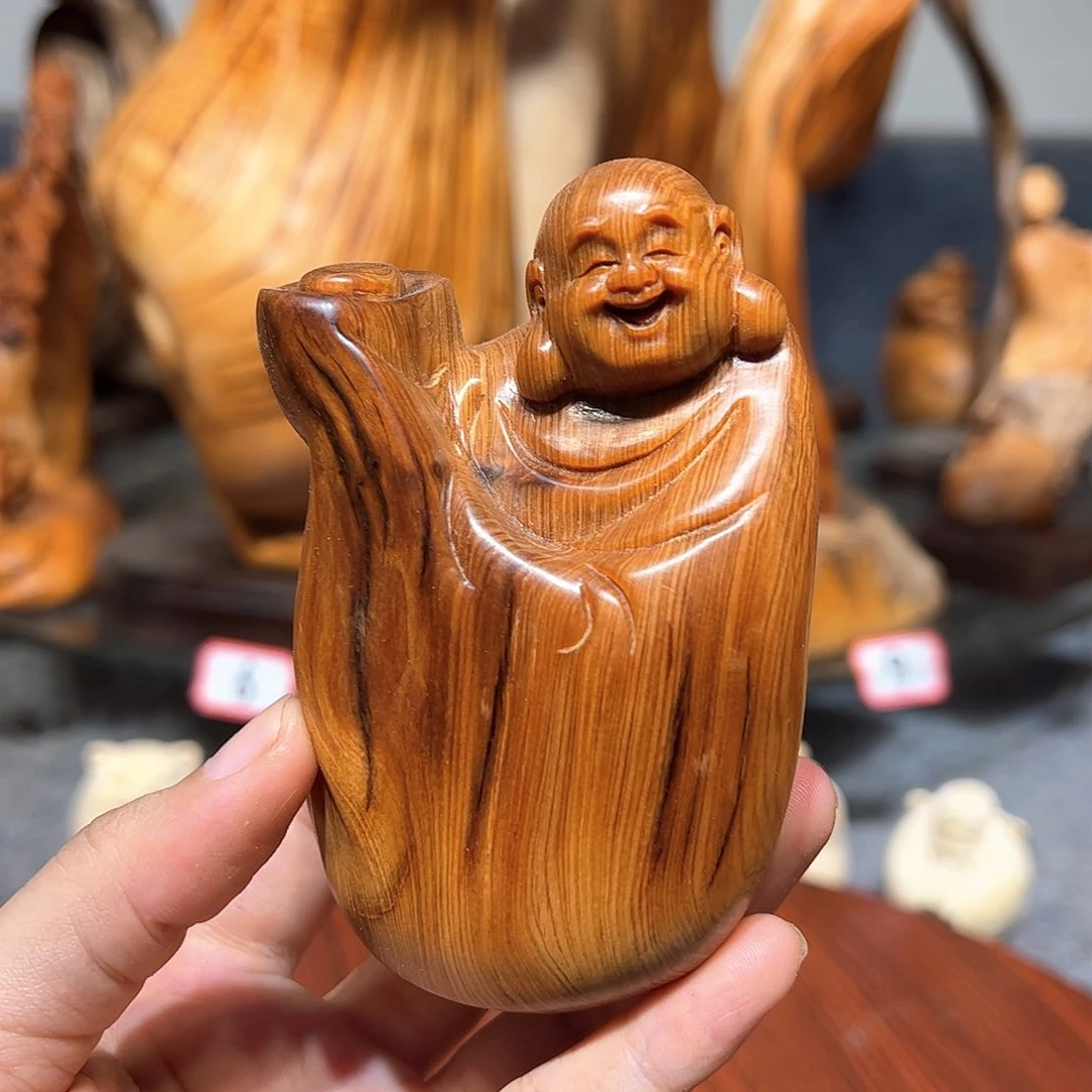 柏木崖柏木手把件摆件