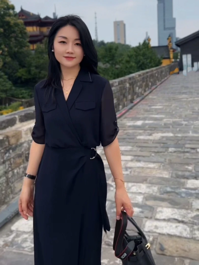 【书颖推荐】又遇 收腰轻奢气质显瘦连衣裙