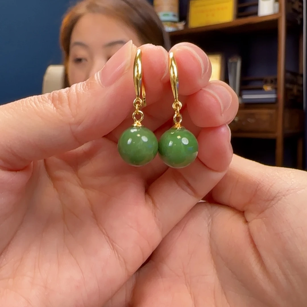 和田玉未镶嵌耳饰1111111111