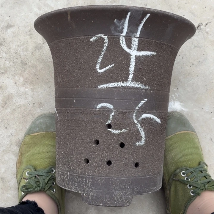 紫砂花盆紫砂的花