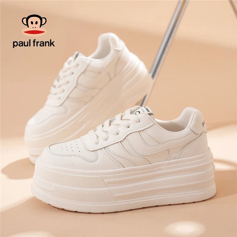 大嘴猴厚底小白鞋女2025春季新款爆款小个子增高百搭运动板鞋