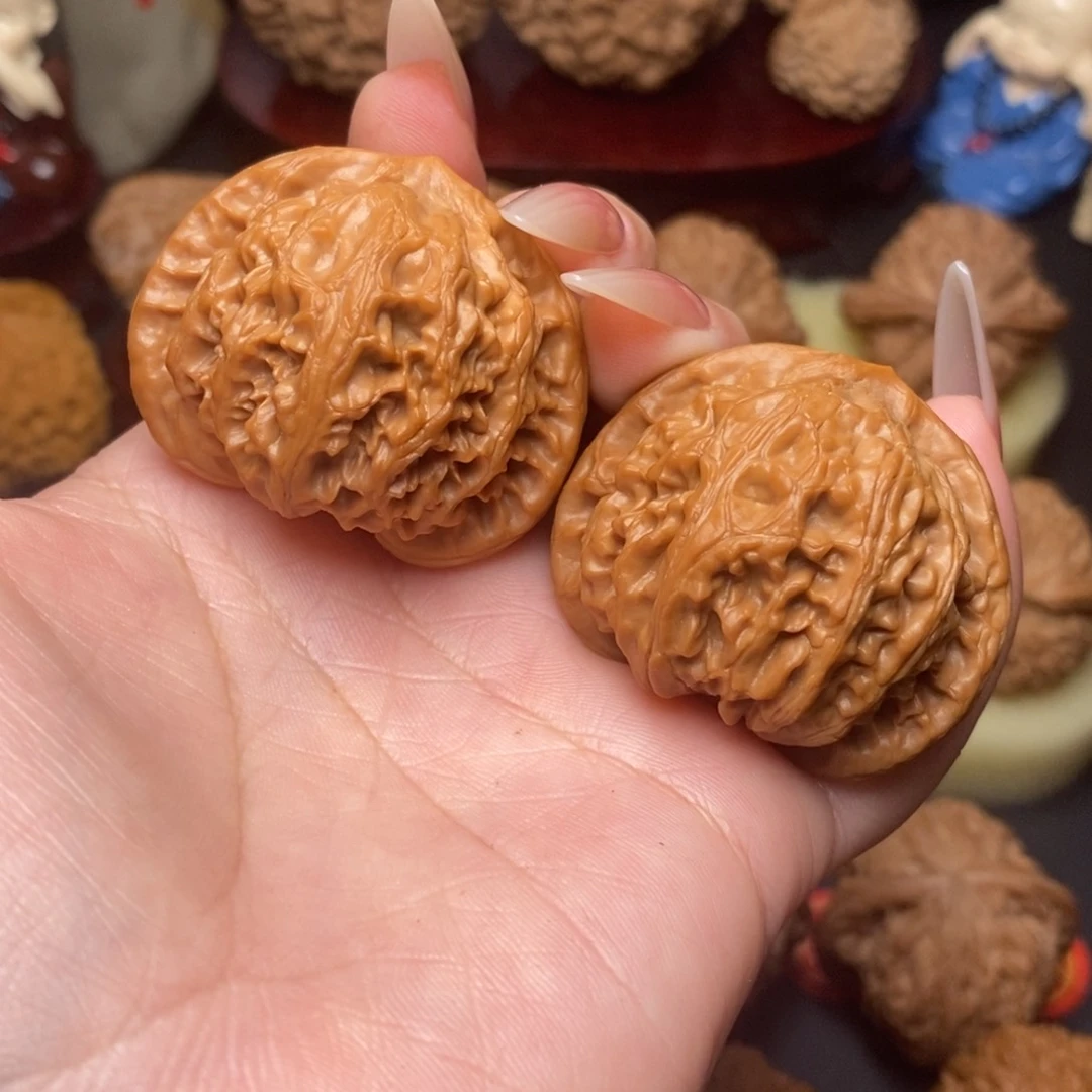 文玩核桃把件宫灯41.5