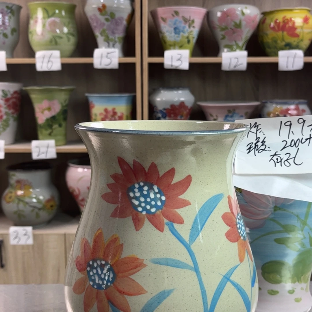 阳***11zp景德镇陶瓷花盆