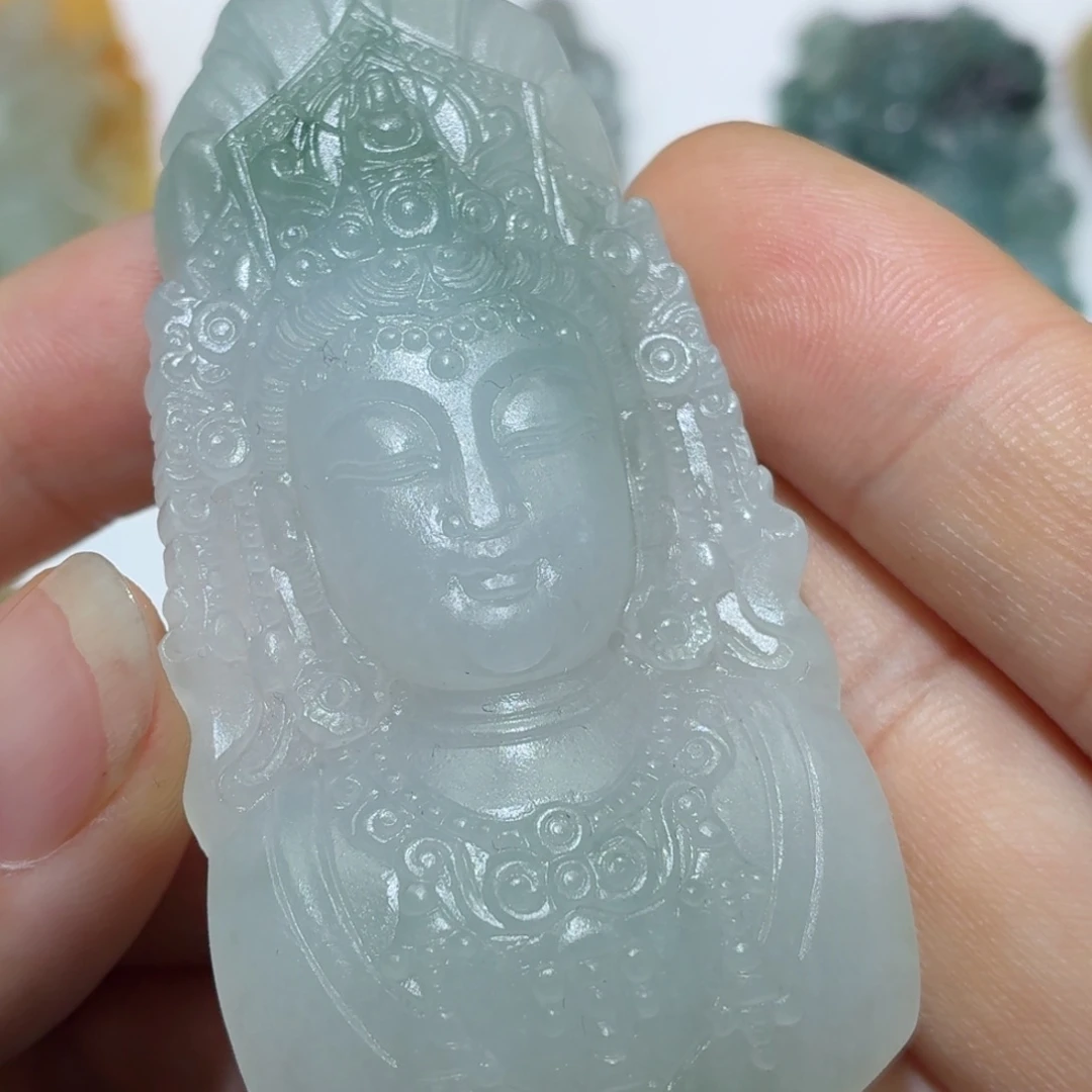 定制翡翠未镶嵌毛货