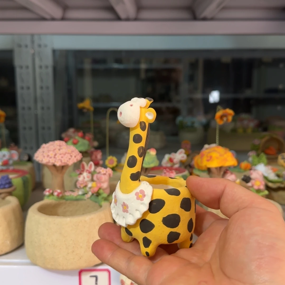 厂家直销手工花盆摆件