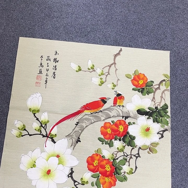国画手绘画是真的好看
