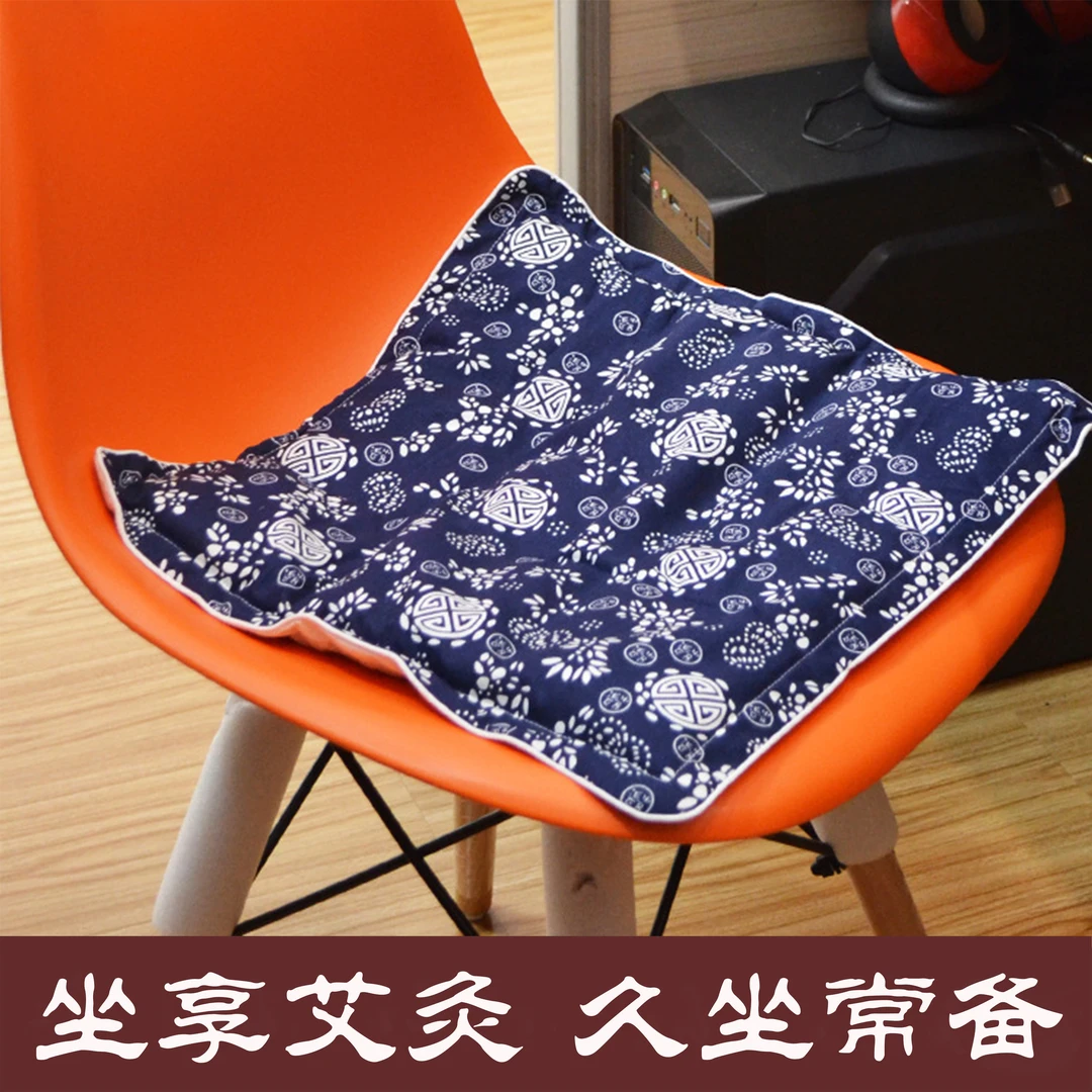 印花艾绒坐垫多花色办公室保暖坐垫