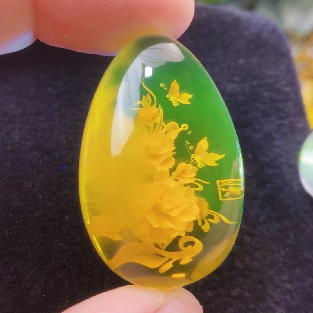 【闪购商品】金珀吊坠(不含链)未镶嵌