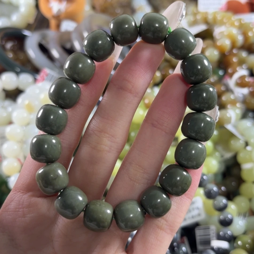 和田玉未镶嵌手链224