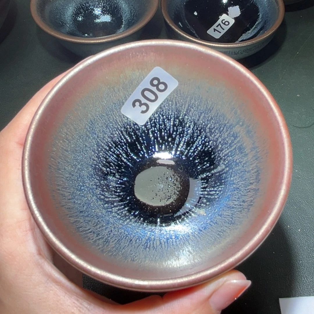 终***乾茶盏全手工原矿原釉建盏