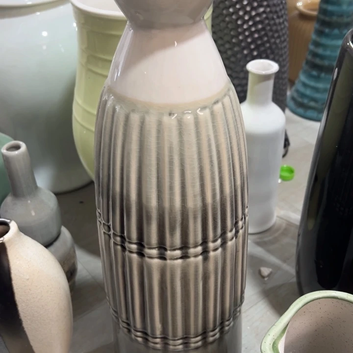 陶瓷花瓶摆件外贸出口微瑕捡漏