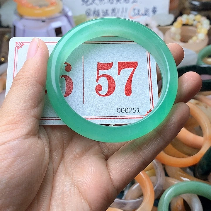 石英质玉（黄龙玉）未镶嵌手镯