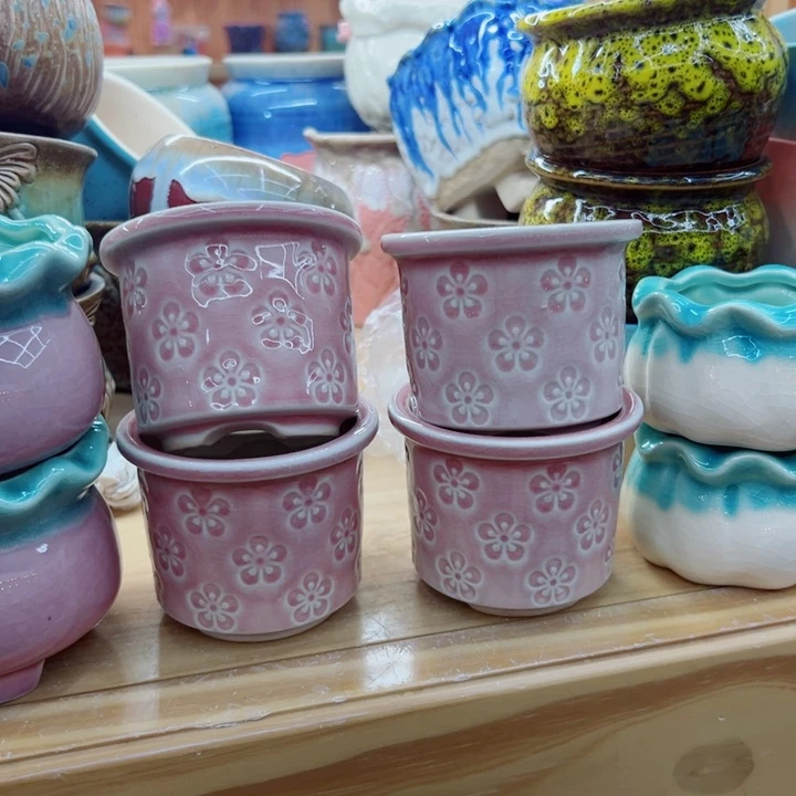 有孔，满10元发货多肉陶瓷花盆